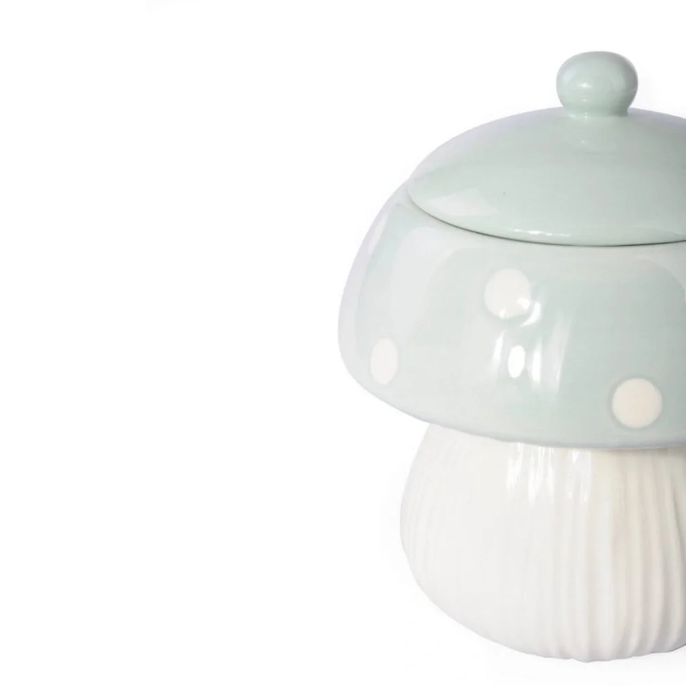 Target 🎯 Ceramic Mushroom Canister Blue
